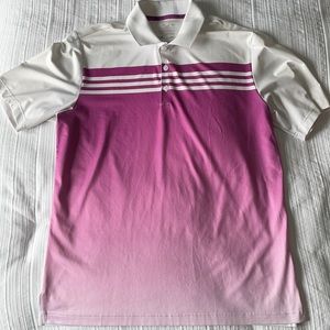 Pink/Violet Gradient Adidas Golf Shirt [M]